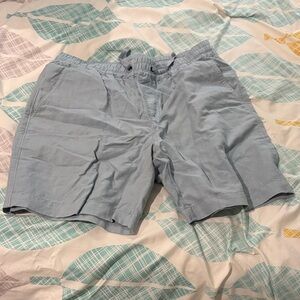 Lucky Brand Men's Sky Blue Flat Front Shorts